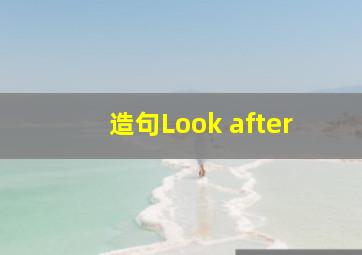 造句Look after